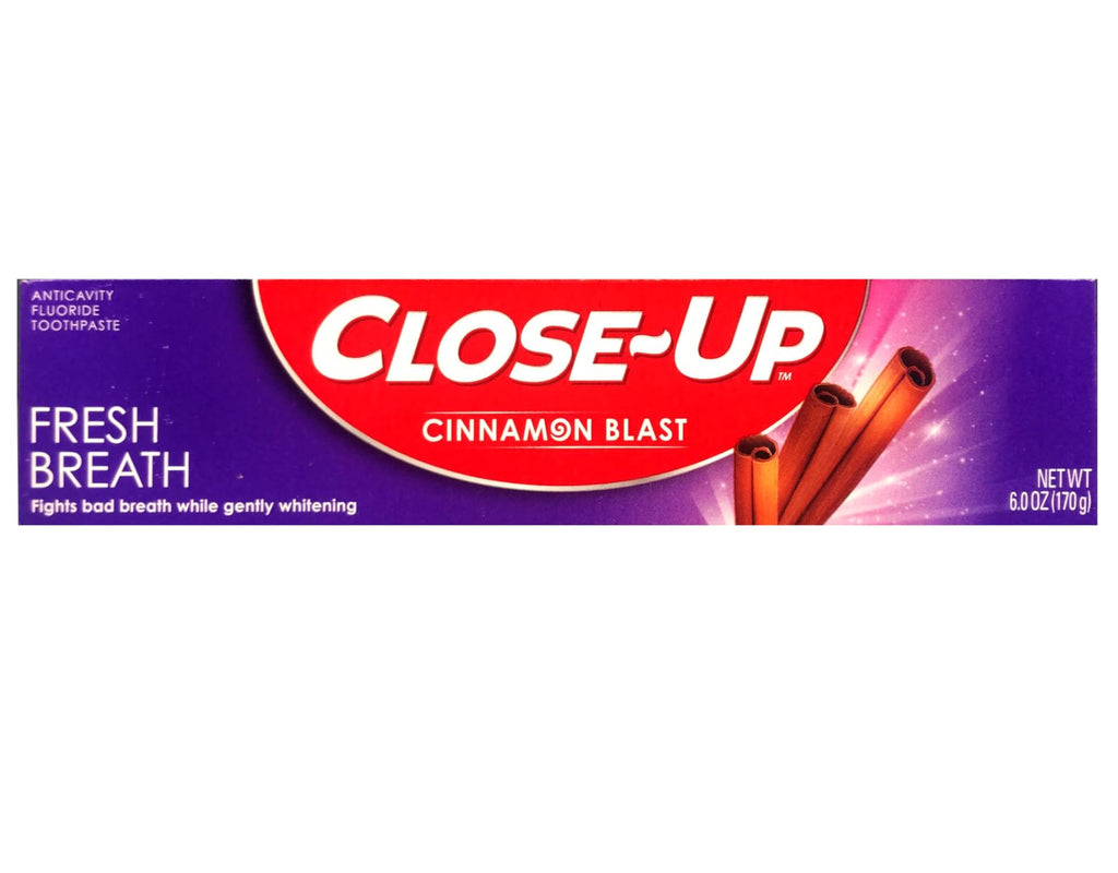 Close-Up Cinnamon Anticavity Flouride Toothpaste 6 Ounce (Pack of 2)