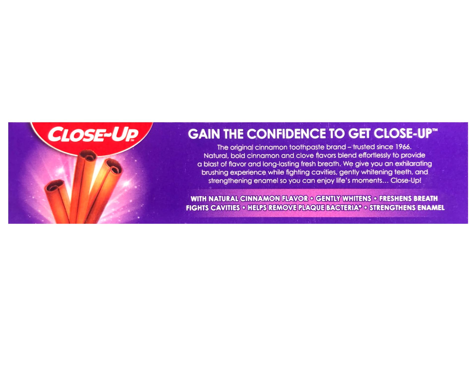 Close-Up Cinnamon Anticavity Flouride Toothpaste 6 Ounce (Pack of 2)