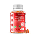 Vitamatic Vitamin A 25,000 IU Gummies – Sugar Free Retinyl Palmitate – 1 Daily Gummy, 120 Servings – High Potency Vitamin A Support – Natural Strawberry Flavor – Pectin Based – 120 Count
