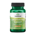 Swanson Lactobacillus Gasseri Probiotic for Adults Seeking Digestive and Metabolic Support with 3 Billion CFU - Acid-Resistant, No Refrigeration (60 Vegan Capsules)