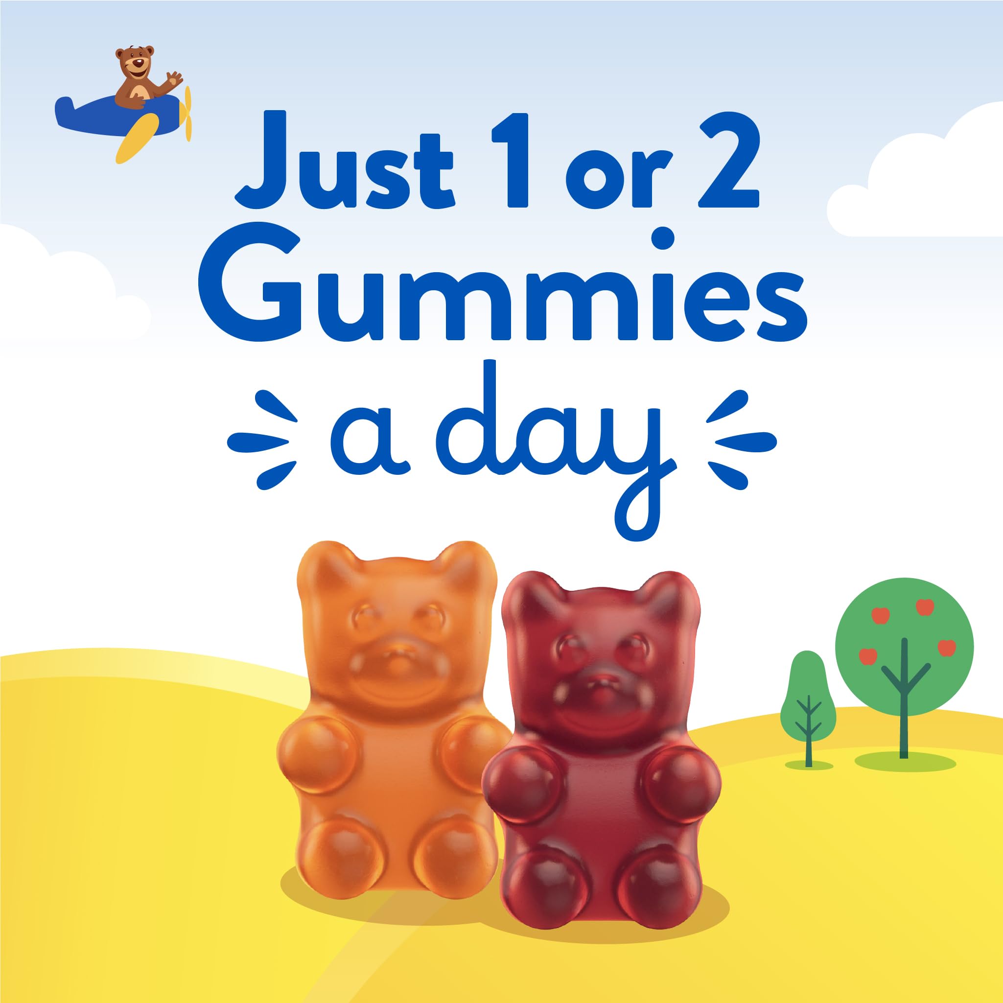 L'il Critters Gummy Vites Kids Multivitamin | 190 Gummies with Vitamins A, B, C, D, E | Assorted Fruit Flavors | Gluten and Dairy Free Children's Daily Supplement