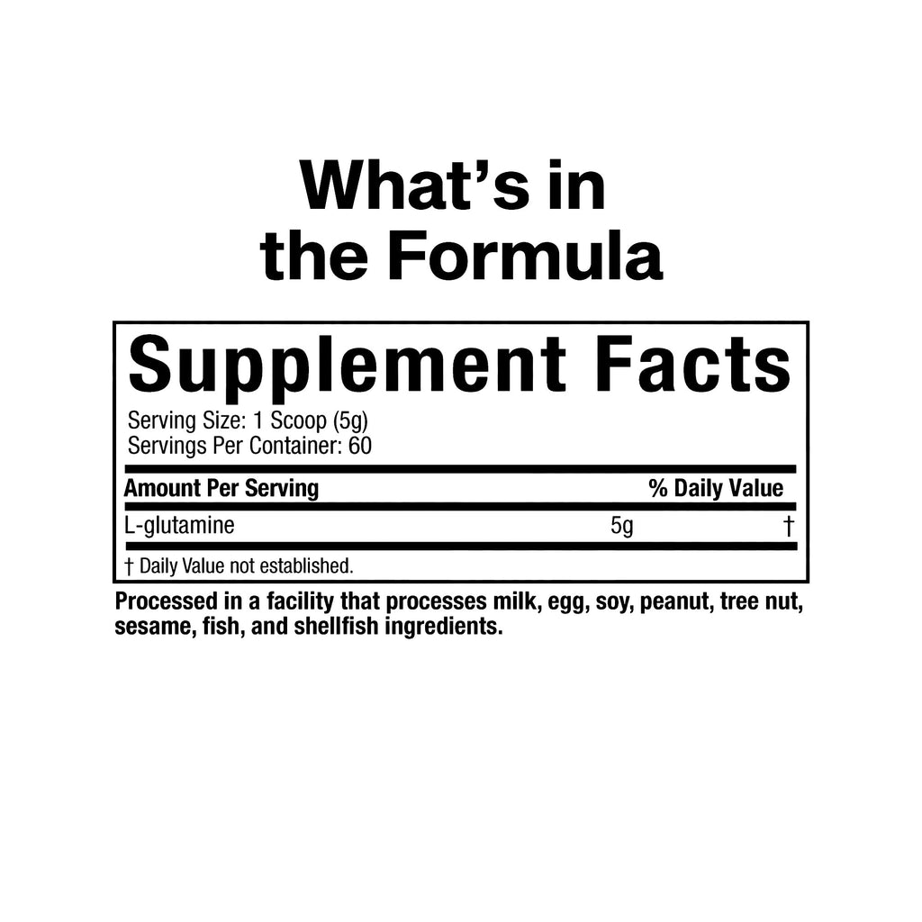 MuscleTech Glutamine Powder | 100% Pure L Glutamine Powder | Post Workout Recovery Drink | L-Glutamine Powder for Men & Women | Muscle Recovery | Unflavored (60 Servings)