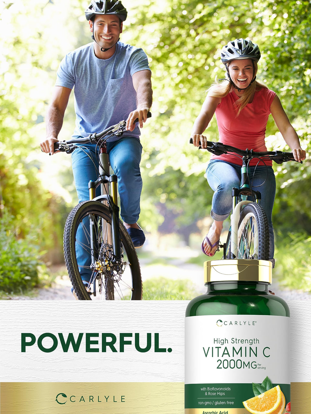 Carlyle Vitamin C 2000mg | with Rose Hips | 150 Caplets